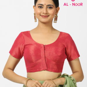 Alnoor Tradition Pink Tissue blouse image