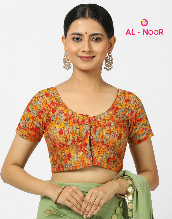 Alnoor Tradition Kalamkari blouse image