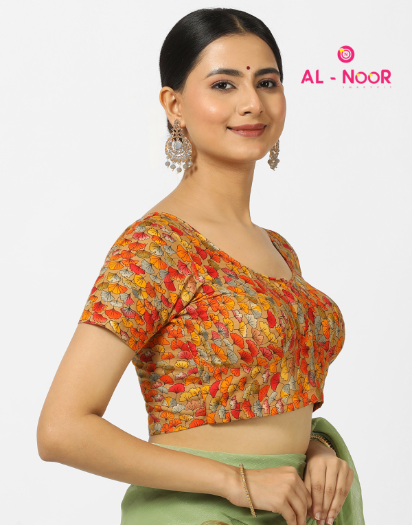 Alnoor Tradition Kalamkari blouse image