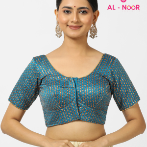 Alnoor Tradition Green Sequency blouse image