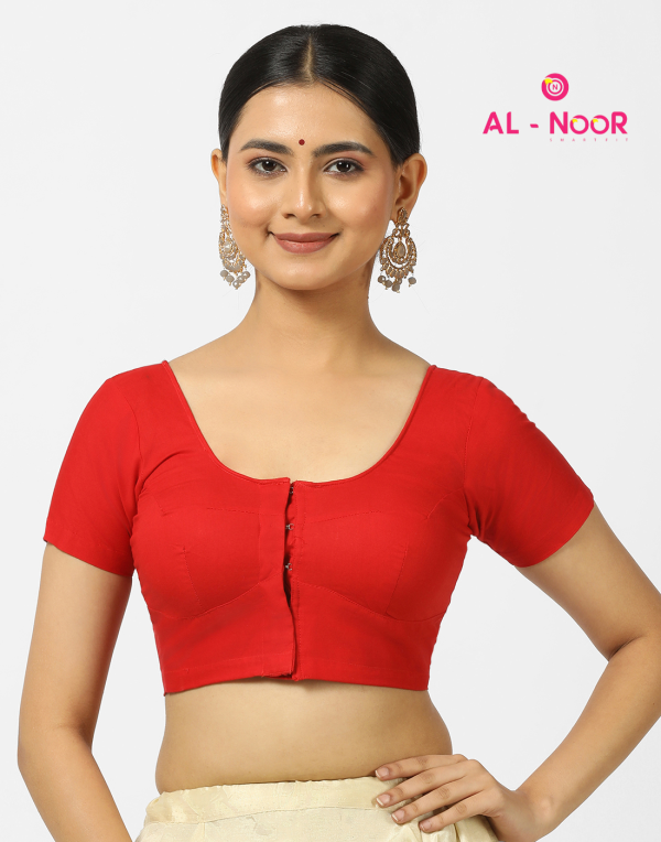 Alnoor Tradition Red 2 * 2 blouse image