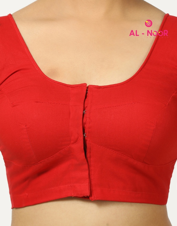 Red 2 * 2 Blouse - Image 4