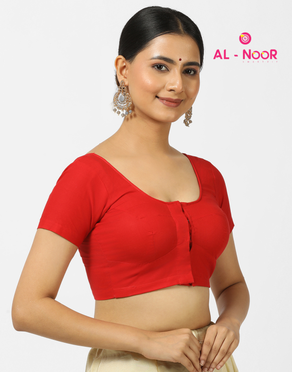 Alnoor Tradition Red 2 * 2 blouse image