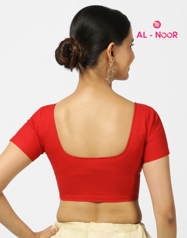 Alnoor Tradition Red 2 * 2 blouse image