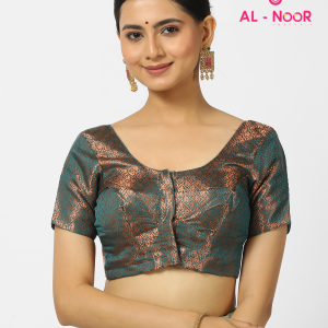 Alnoor Tradition Green Copper Banaras image