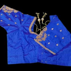 Alnoor Tradition Blue Aari blouse image